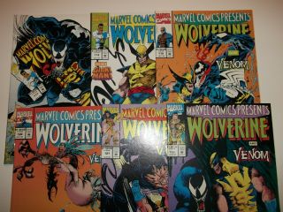 Marvel Comics Presents 117 - 122 Venom Vs Wolverine Nm Complete Storyline