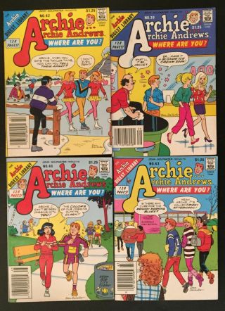 Archie Andrews Where Are You? Digests,  20 Issues,  1981 - 1986