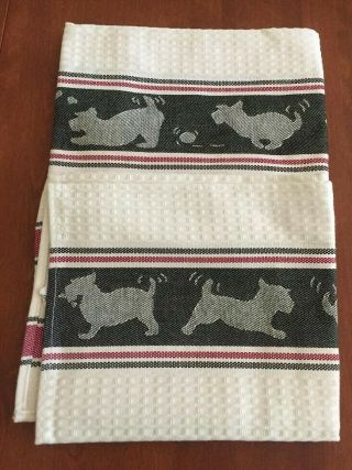 Set Of 2 Scottish Terrier Scottie Dish Towels