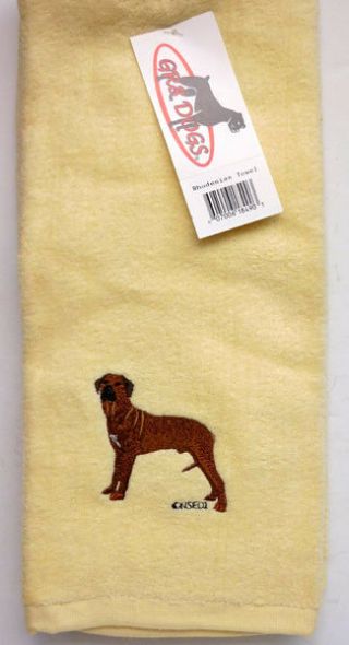Rhodesian Ridgeback Tea Towel,  16 In.  X 24 In.  Gr8 Dogs Item 18490