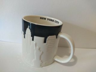 Starbucks York City Skyline Coffee Mug Nyc Taxi Relief Collector Series 2012