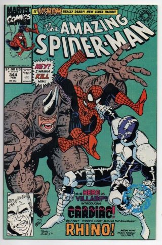 Spider - Man 344 - 1991 Marvel Comic - First Appearance Cletus Kasady