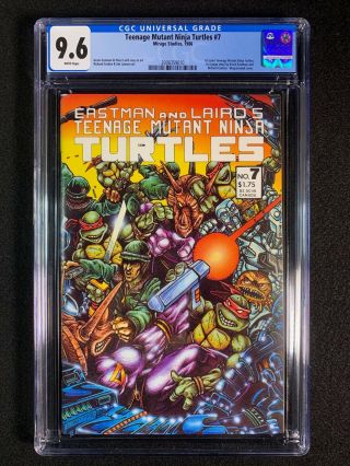 Teenage Mutant Ninja Turtles 7 Cgc 9.  6 (1986) - Unpressed & Priced To Sell