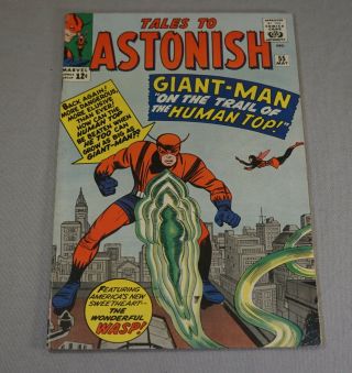 May 1964 Tales To Astonish No.  55 Comic Book Giant - Man Wasp - Marvel