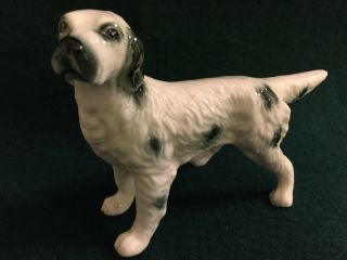 Dog Figurine Stylized English Setter Blue Belton