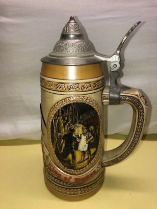 VTG Budweiser 1987 D Series Limited Edition Lidded Beer Stein King Of Beers USA 2