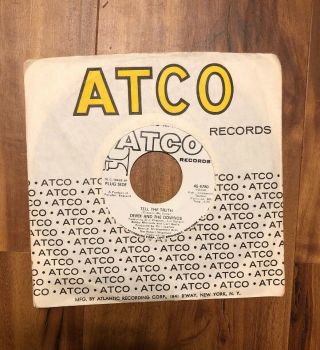 Derek And The Dominos Tell The Truth Atco Records 45 - 6780 White Label Promo
