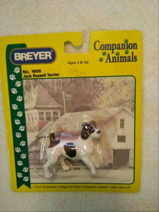Breyer Companion Animal Jack Russell Terrier Nib Dog 1505