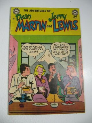 The Adventures Of Dean Martin And Jerry Lewis 13 (dc Comics 1954) Vg,