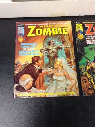 Tales Of The Zombie 2,  3,  VG - 3.  5 9,  10 F/VF 7.  0 4
