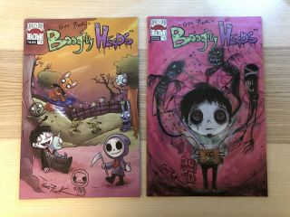 Boogily Heads Issues 1 Special Edition Cover Comic Signed By Creator Gus Fink