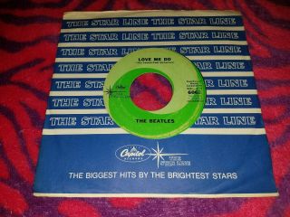The Beatles 45 Record Love Me Do,  Capitol 1965 Starline