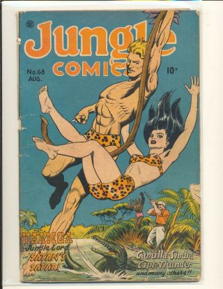 Jungle Comics 68 Fair Cond.  Cover Detached