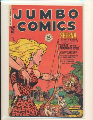 Jumbo Comics 130 Fair Cond.  Multiple Spine Splits
