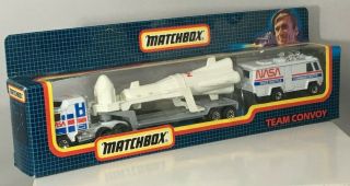 Matchbox Tc 5 Nasa Set Team Convoy Space Shuttle Command Center Van