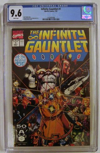 Marvel Comics - Cgc 9.  6 Infinity Gauntlet 1 - Classic Starlin & Perez