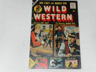 Wild Western 56 July Atlas Western Comic Joe Maneely,  Matt Baker Art
