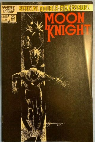 Moon Knight 25 (1982) 1st App Black Spectre Sienkiewicz Marvel Comics