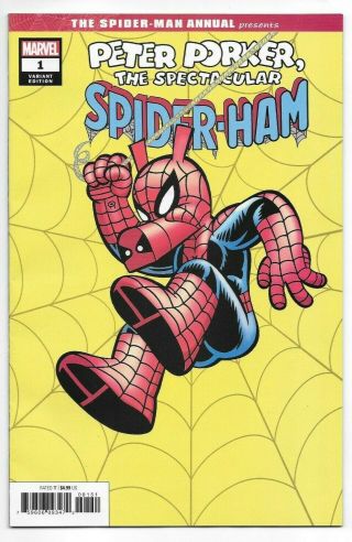 Marvel Comics Spider - Man Annual 1 First Printing Spider - Ham 1:50 Variant