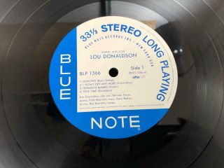 LOU DONALDSON SWING AND SOUL BLUE NOTE BNST 1566 STICKER SHRINK STEREO JAPAN LP 3