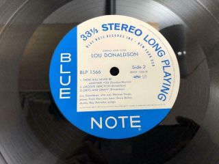 LOU DONALDSON SWING AND SOUL BLUE NOTE BNST 1566 STICKER SHRINK STEREO JAPAN LP 5