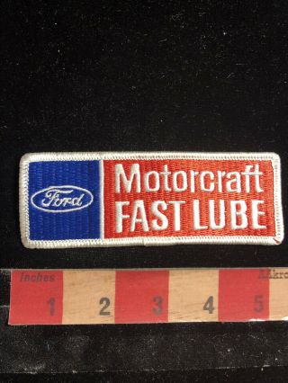 Vtg Car - Auto Related Ford Motorcraft Fast Lube Advertising Patch 93j7