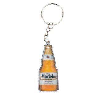 Modelo Especial Beer Bottle Keychain Opener Beige