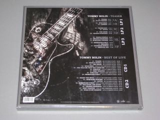 TOMMY BOLIN Teaser 40th Anniversary Box set 3 LP,  2 CD,  12 