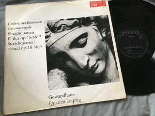 Eterna Gewandhaus Quartet Suske Beethoven String Quartets Ed1 Stereo Bs 825656