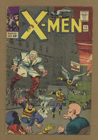 Uncanny X - Men (1st Series) 11 1965 Gd 2.  0