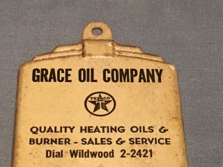 Vintage Texaco Grace Oil Thermometer Wildwood Jersey