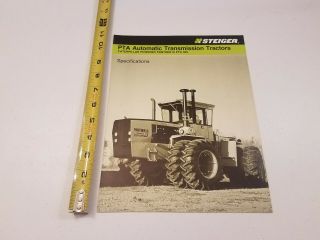 Steiger Pta Tractors Specifications Brochure - Panther Iii Pta 325 Caterpillar