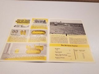 CATERPILLAR CHOOSE YOUR FARM TRACTOR WITH CARE TRACTOR BROCHURE - SIGN - CAT 3