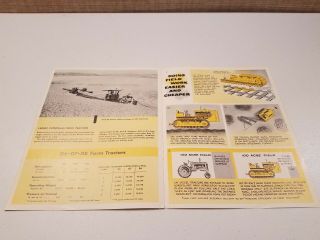 CATERPILLAR CHOOSE YOUR FARM TRACTOR WITH CARE TRACTOR BROCHURE - SIGN - CAT 4