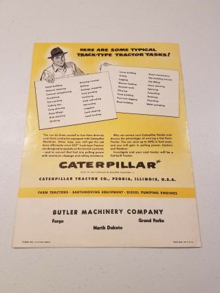 CATERPILLAR CHOOSE YOUR FARM TRACTOR WITH CARE TRACTOR BROCHURE - SIGN - CAT 5