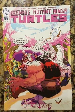 Rare Teenage Mutant Ninja Turtles 95 1st Female Mutant Turtle Ri Idw Htf Comic