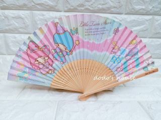 Sanrio Little Twin Stars Paper Folding Fan D