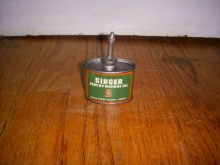 Small Antique Singer Sewing Machine Oil Can Oiler