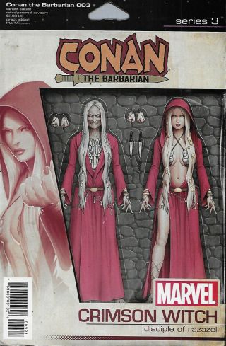 Conan The Barbarian Comic Issue 3 Limited Action Figure Witch Variant Modern Age