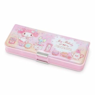 Sanrio My Melody 2 Sided Pen Holder Pencil Case Tea Time