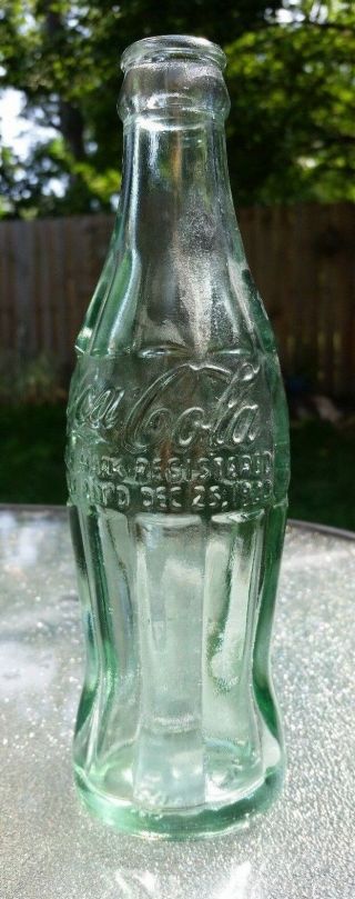 Vintage Coca Cola 6 Oz Bottle Dec.  25,  1923 Portland,  Or
