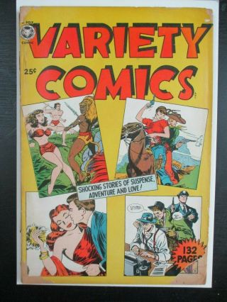 Variety Comics Nn,  Rare Fox Giant,  1950,  - G,  Jungle Jo 1,  Tarantula,  Wally Wood