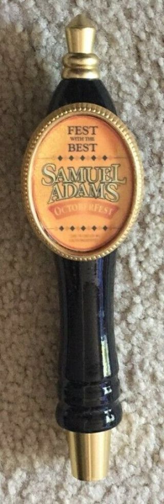 Samuel Adams Octoberfest Beer Tap Handle Rare Vintage Shorty Pub Style
