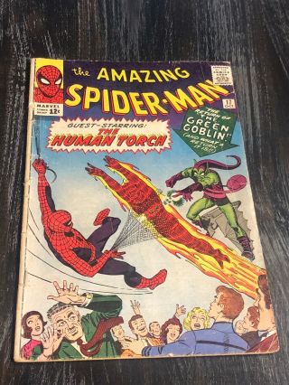 The Spider - Man 17 Steve Ditko Cover Fr (october 1964,  Marvel)