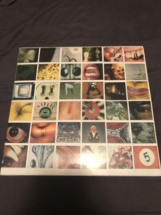 Pearl Jam " No Code " Vinyl Lp 1996 Pressing With Polaroid Cards Vg,
