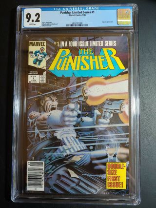Punisher Limited Series 1 Cgc 9.  2 Fresh Grade,  " White Pages "