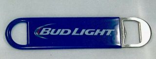 Bud Light Beer Logo Bottle Opener Speed Key Bar Bartender 7 "