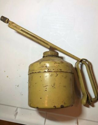 Vintage Oil Can With Spout.  Made In The Usa