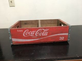 Vintage Wooden Coca Cola Crate Box Storage Coke Case Carrying Tray