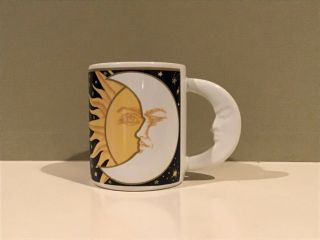 Vitromaster 1993 Galaxy Sun Moon Coffee Mug
